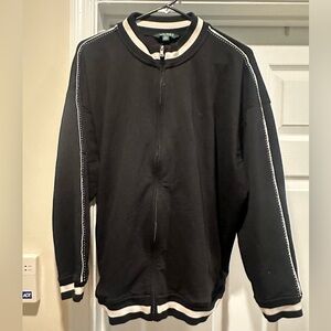 Ralph Lauren Black Jacket with White Accents